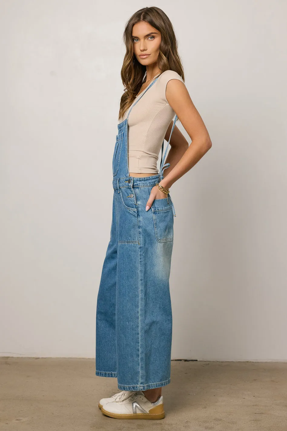 Skye Denim Overalls - FINAL SALE sold by bohme product image thumbnail 2