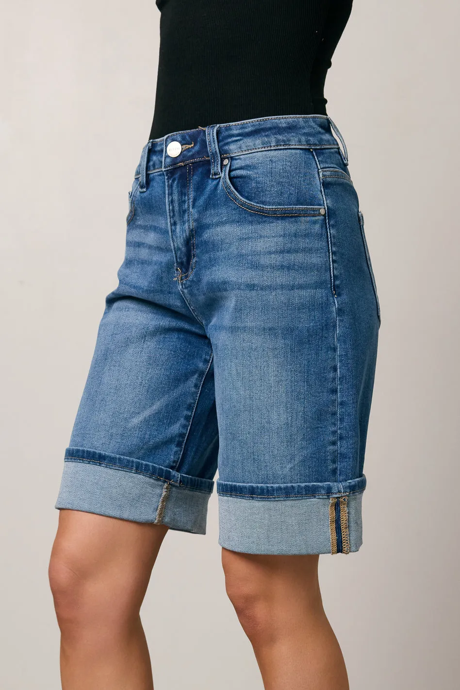Gianna Cuffed Bermuda Shorts sold by bohme product image thumbnail 4