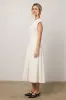 Isla Midi Dress in Off White sold by bohme