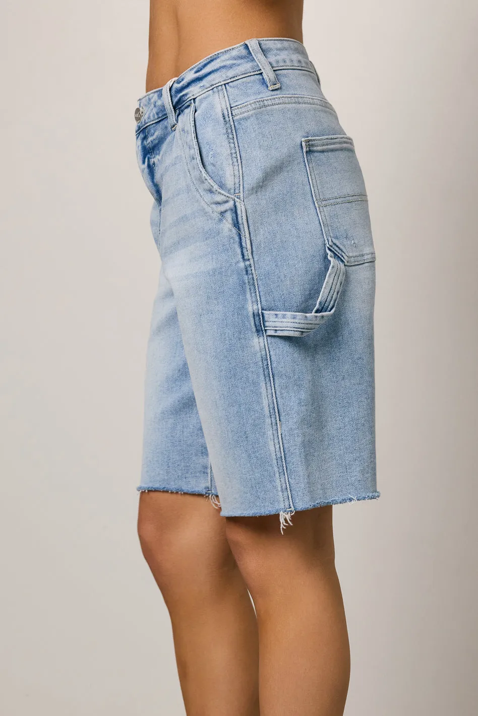 Mika Light Wash Bermuda Shorts - FINAL SALE sold by bohme product image thumbnail 4