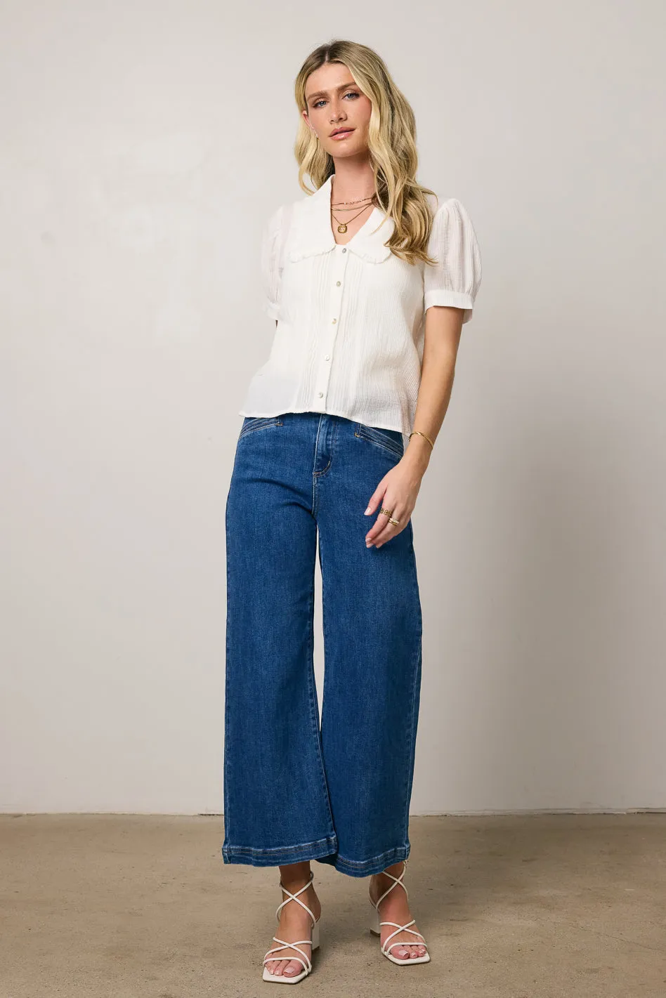 Kinley Sheer Blouse - FINAL SALE sold by bohme product image thumbnail 3