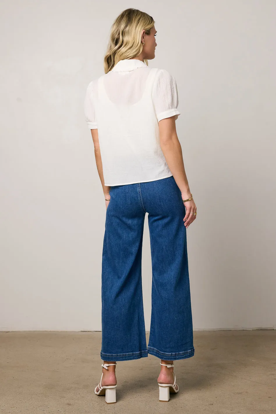 Kinley Sheer Blouse - FINAL SALE sold by bohme product image thumbnail 4