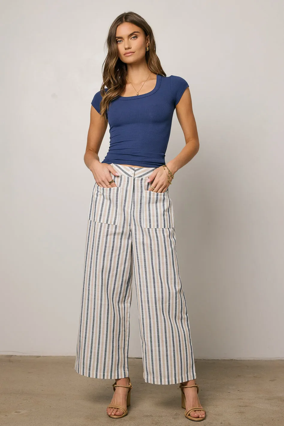 Liam Striped Pants - FINAL SALE sold by bohme