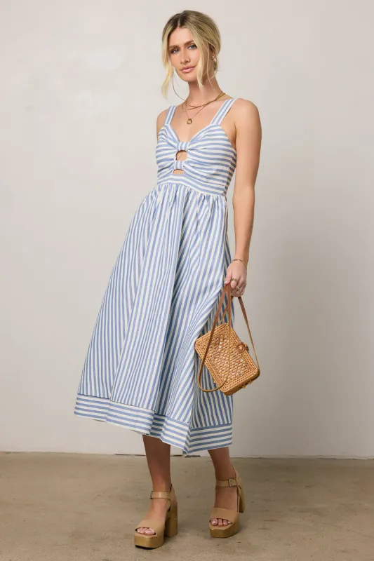 Archie Striped Midi Dress - FINAL SALE sold by bohme