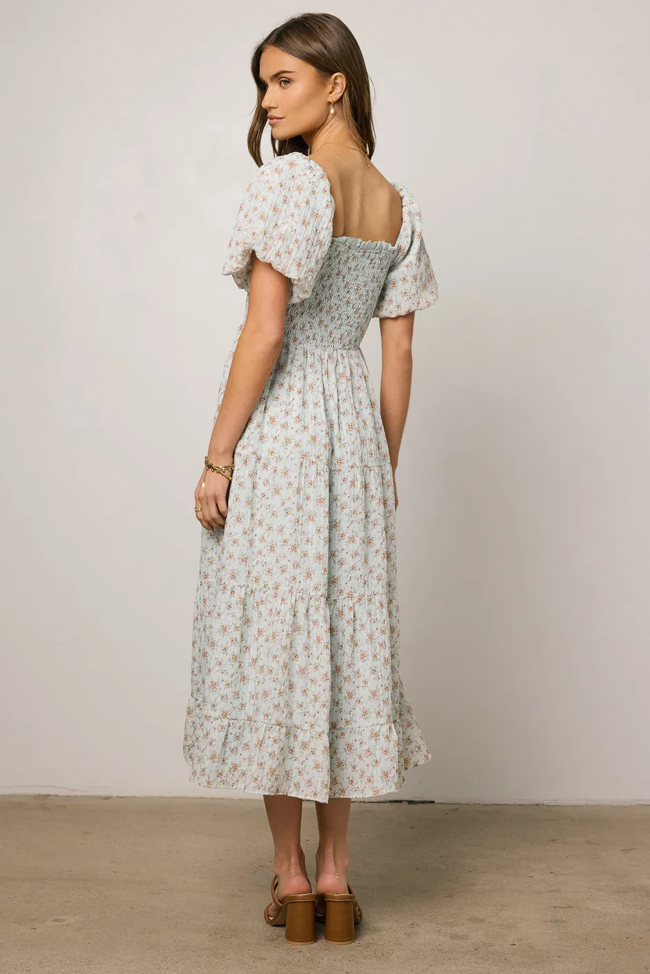 Asha Floral Midi Dress - FINAL SALE sold by bohme product image thumbnail 2