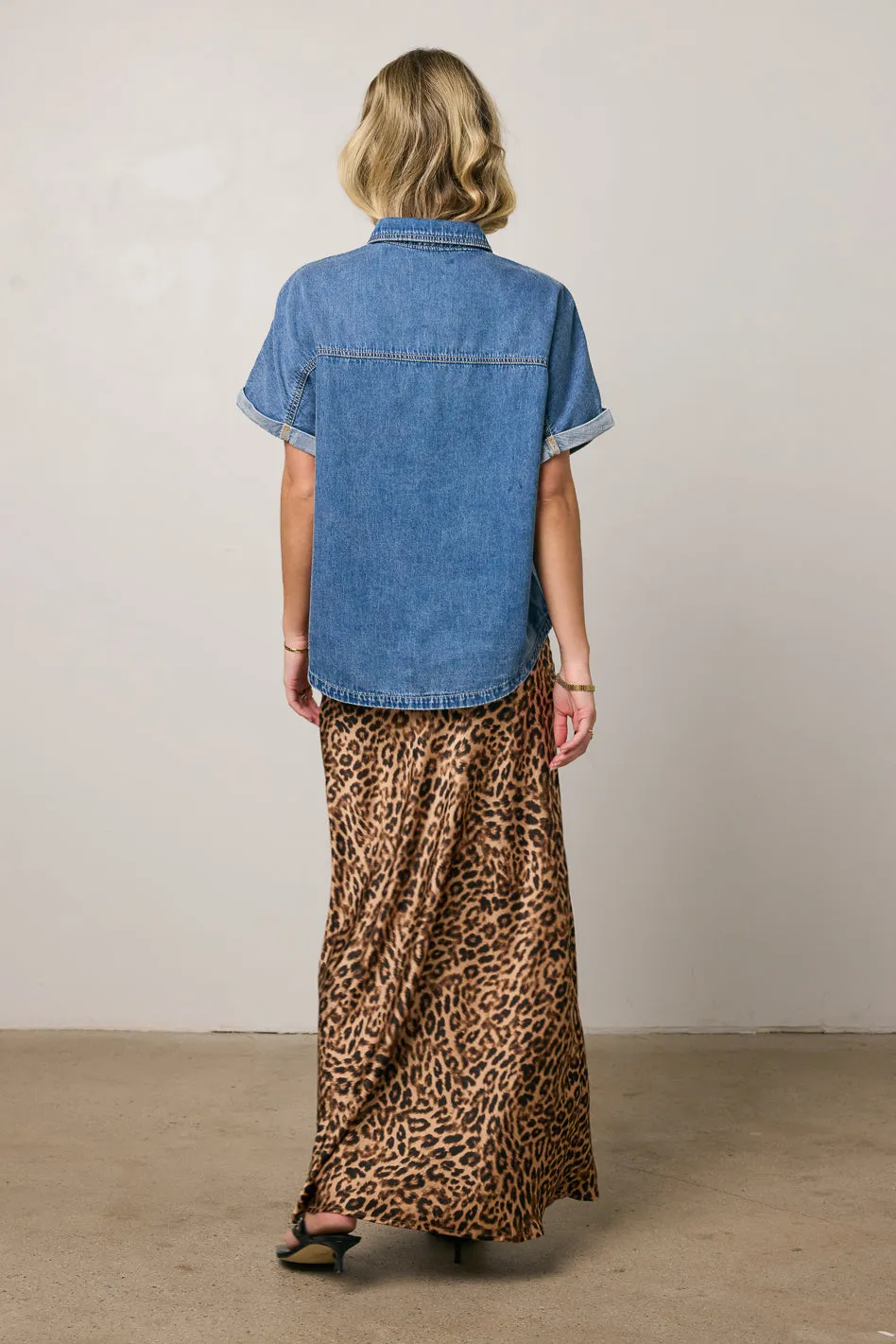 Luca Denim Button Up - FINAL SALE sold by bohme product image thumbnail 3