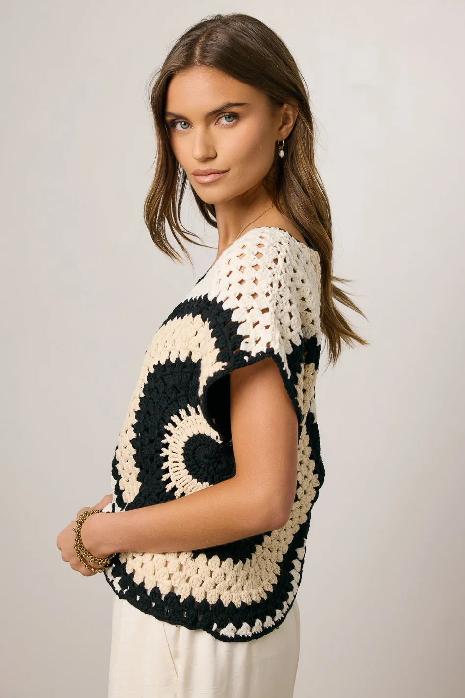 Brandy Crochet Sweater - FINAL SALE sold by bohme product image thumbnail 4
