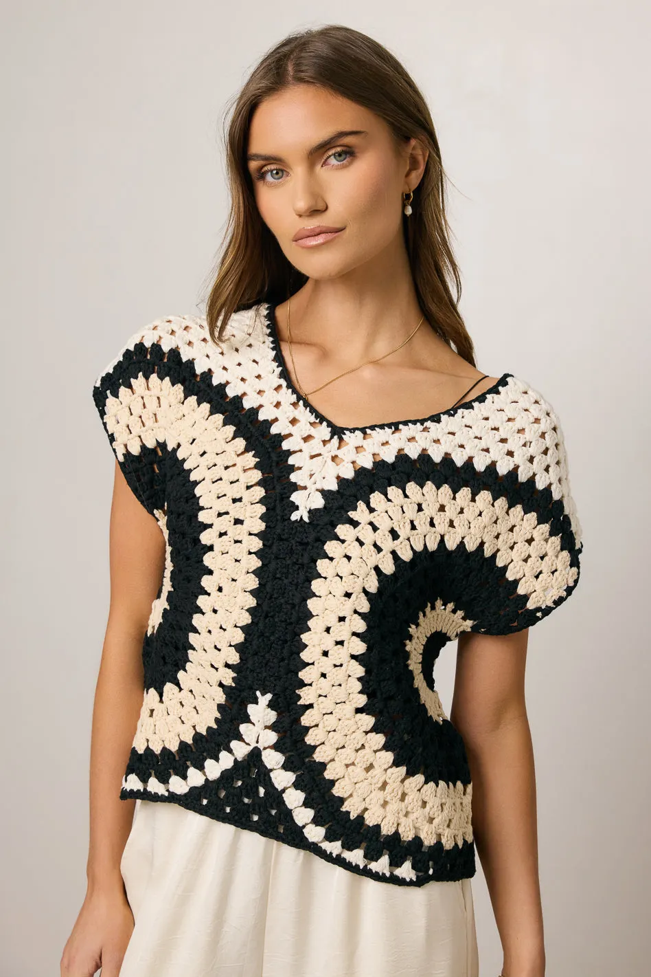 Brandy Crochet Sweater - FINAL SALE sold by bohme product image thumbnail 5