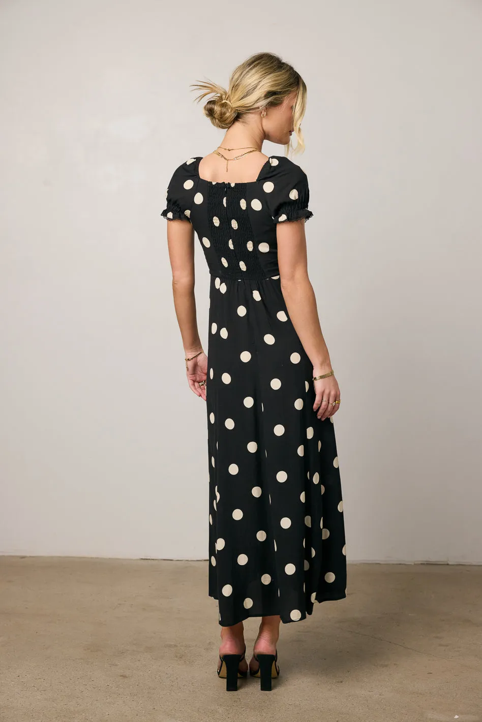 PREORDER- Marlow Polka Dot Maxi Dress sold by bohme product image thumbnail 5
