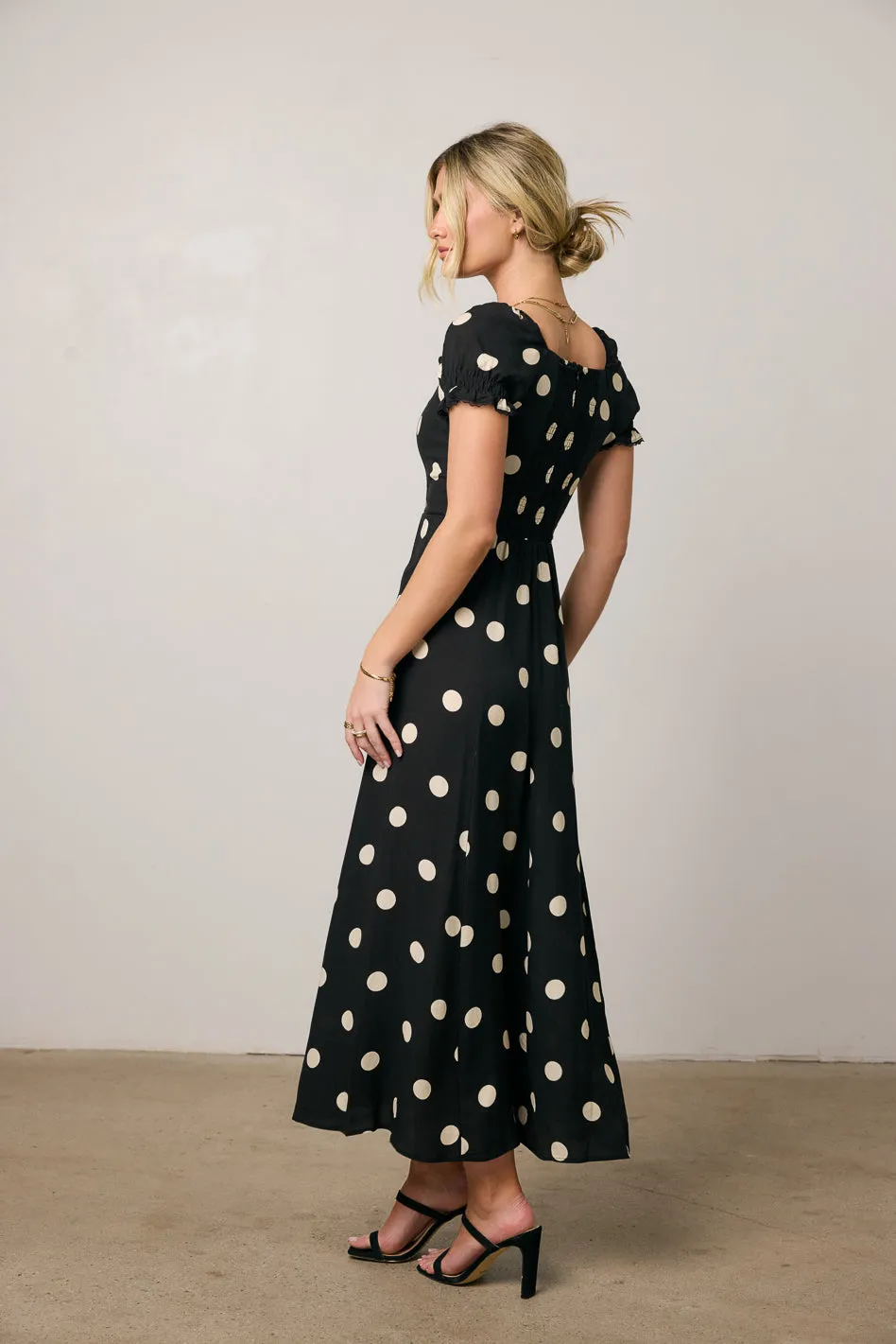 PREORDER- Marlow Polka Dot Maxi Dress sold by bohme product image thumbnail 3