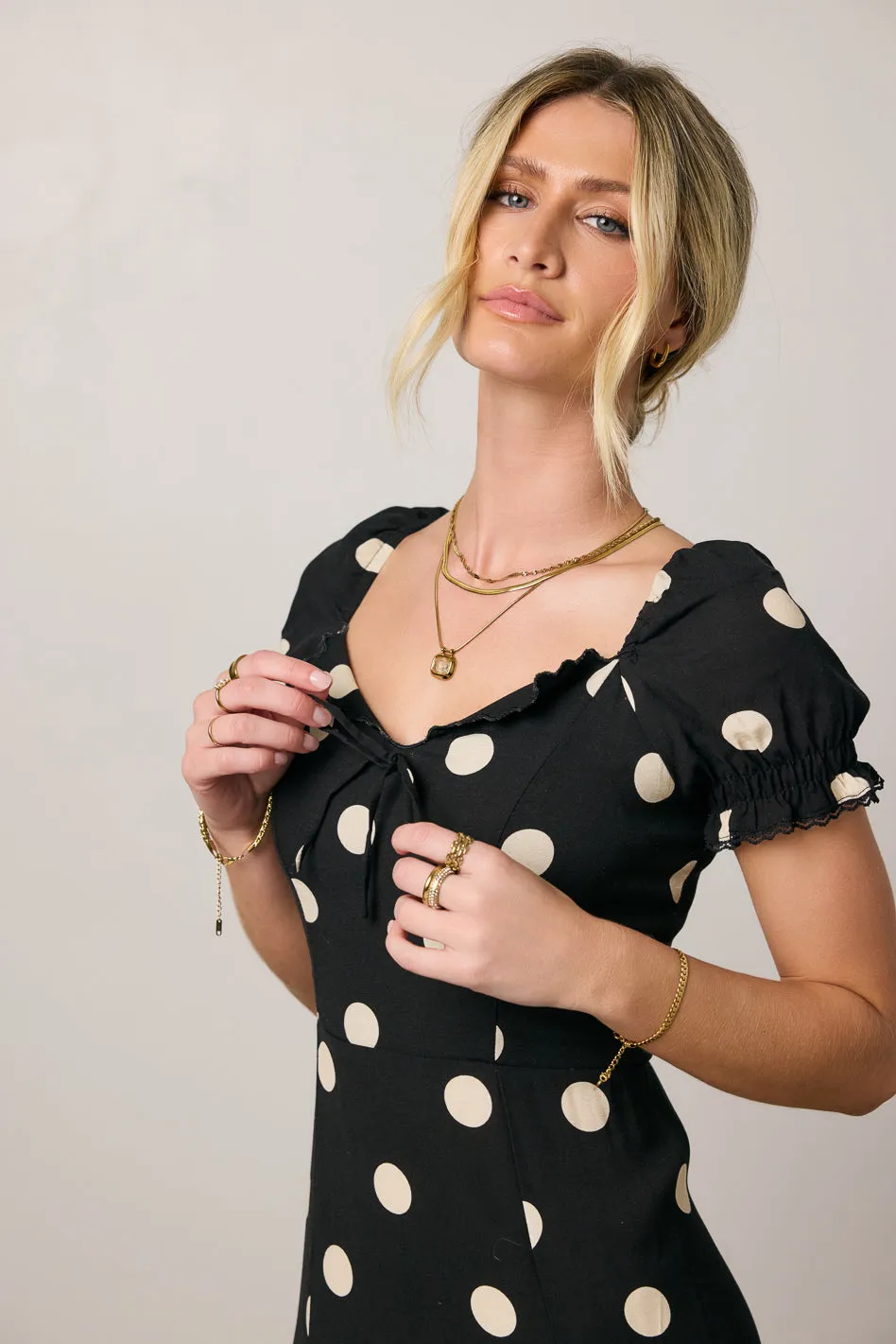 PREORDER- Marlow Polka Dot Maxi Dress sold by bohme product image thumbnail 2