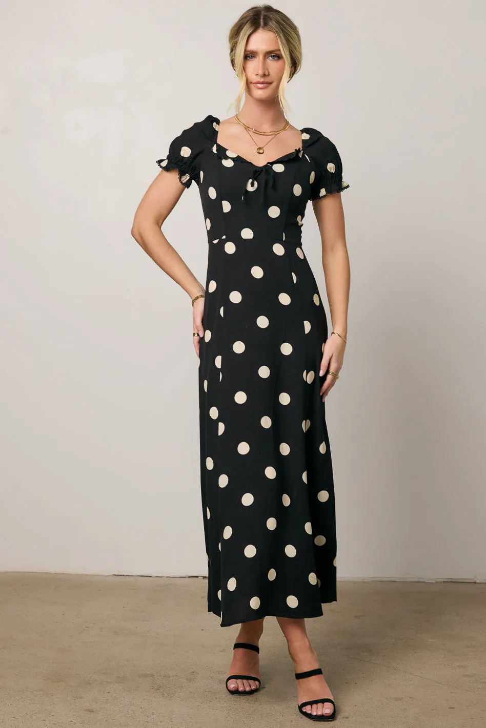 PREORDER- Marlow Polka Dot Maxi Dress sold by bohme product image thumbnail 4