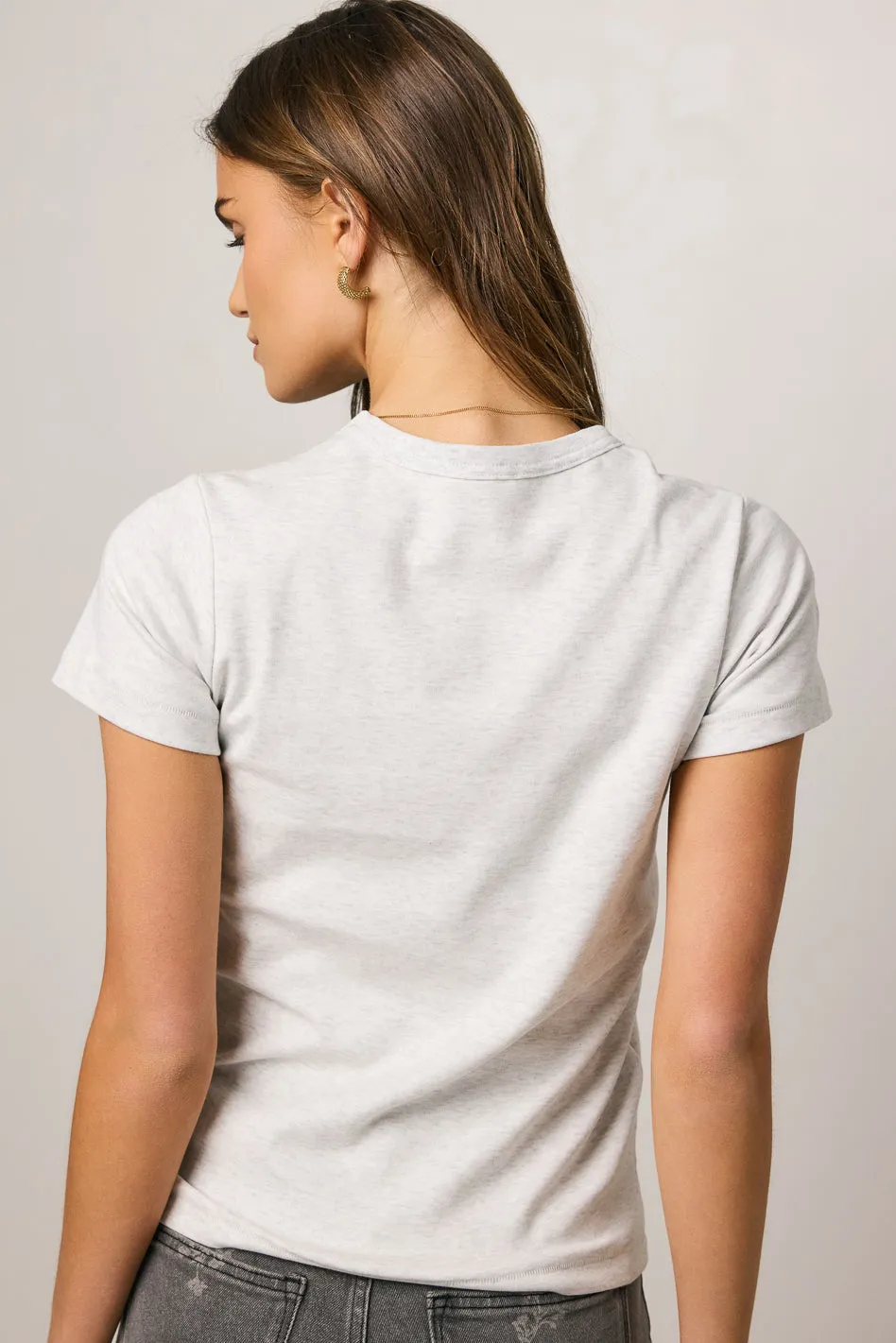 Mckenna T-Shirt in Heather Grey sold by bohme product image thumbnail 3