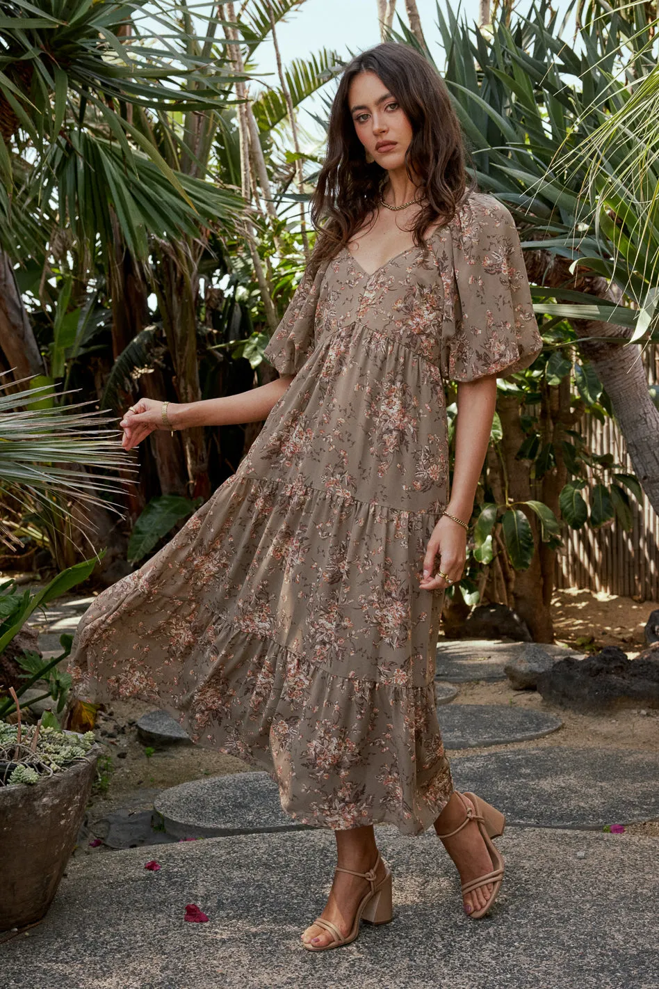 Maribel Dress in Olive - FINAL SALE sold by bohme product image thumbnail 4