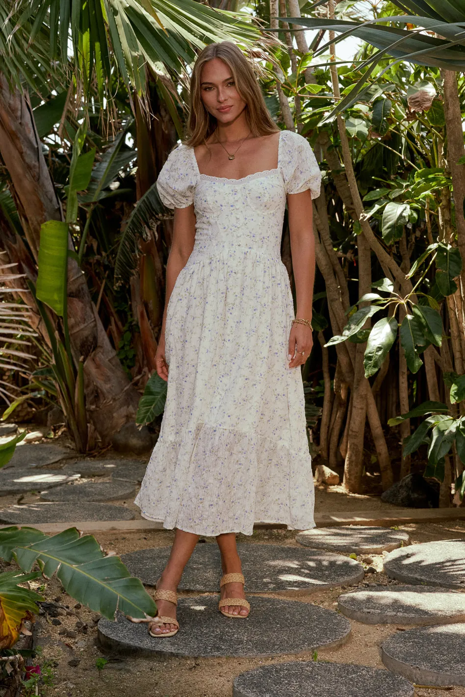 Rowen Floral Maxi Dress sold by bohme product image thumbnail 3