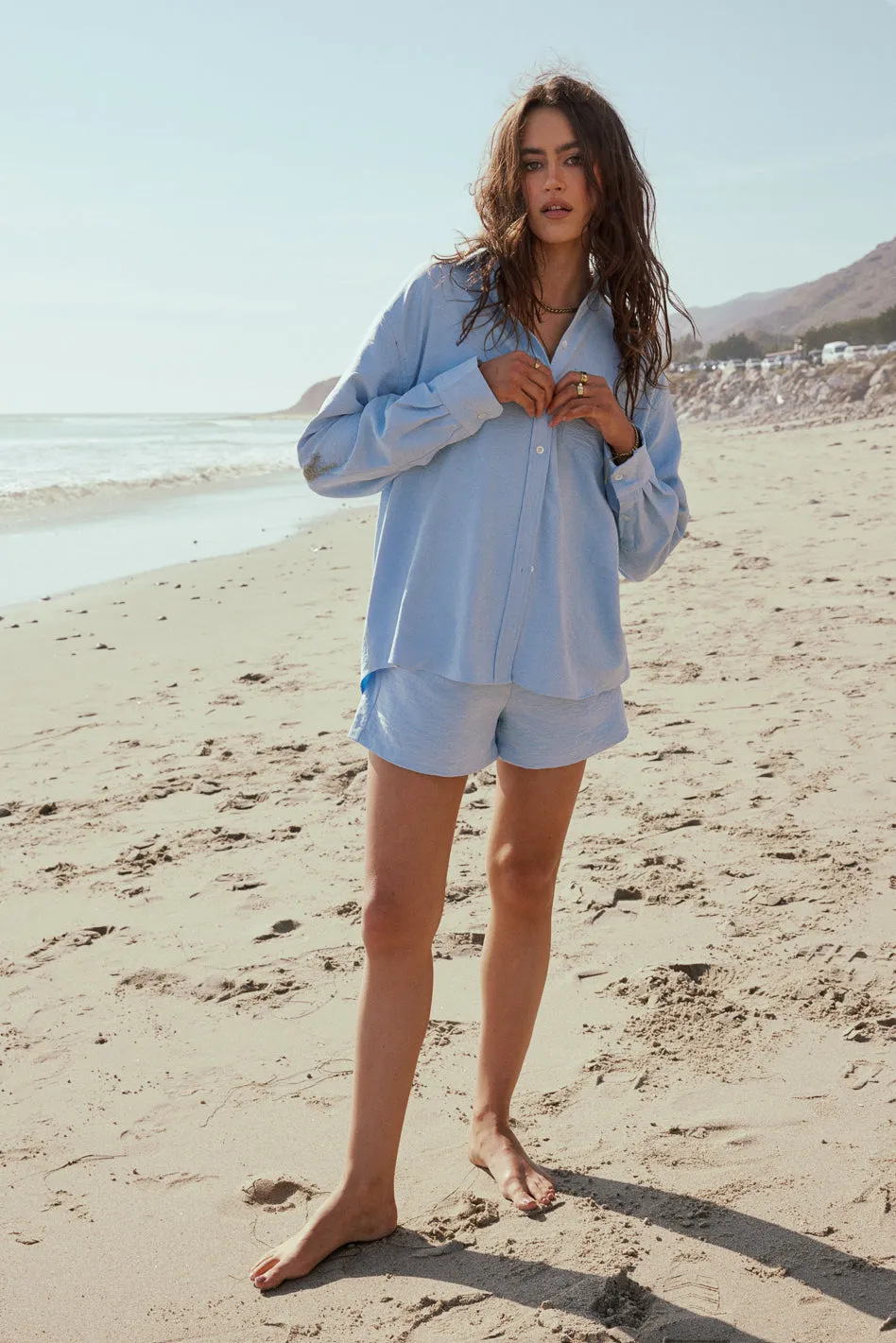 Lena Shorts in Blue - FINAL SALE sold by bohme
