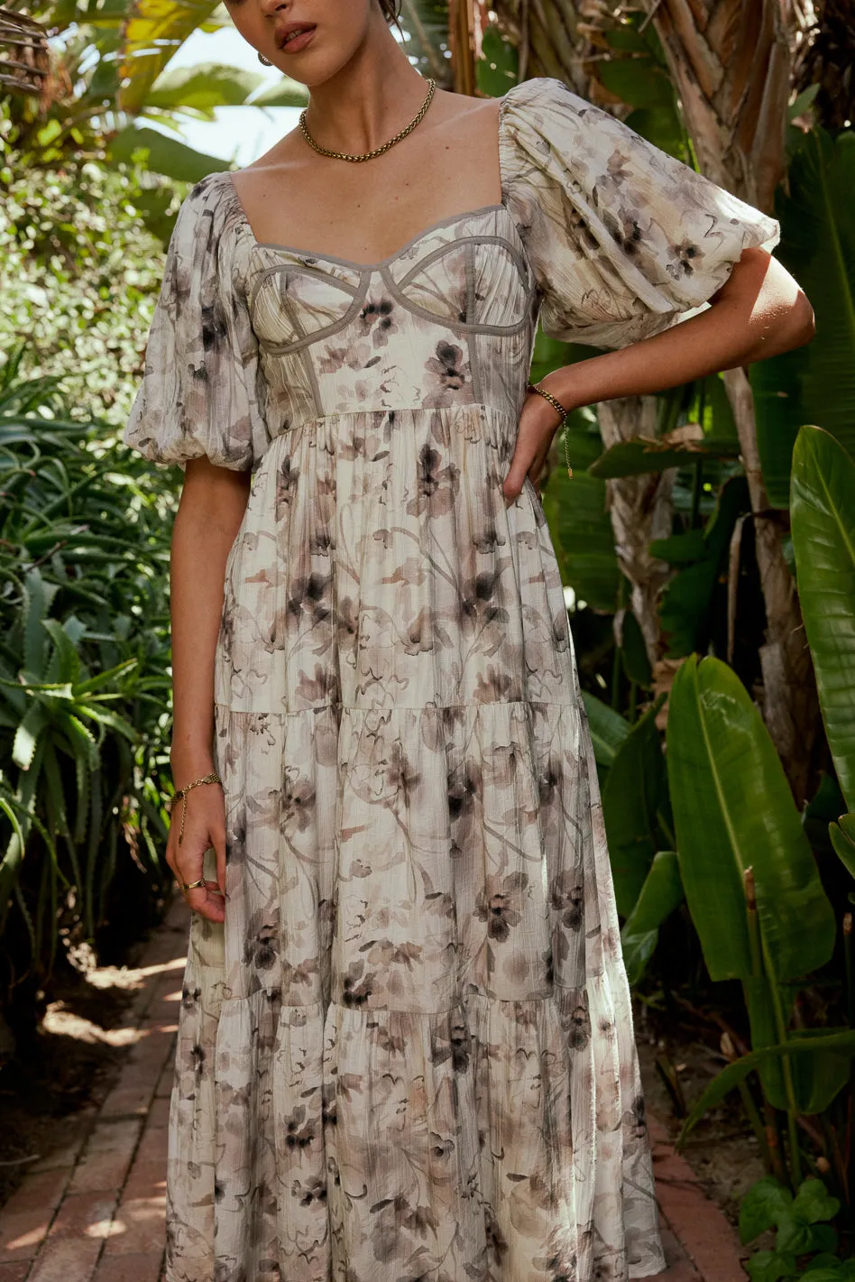 Gaudria Floral Maxi Dress - FINAL SALE sold by bohme product image thumbnail 2