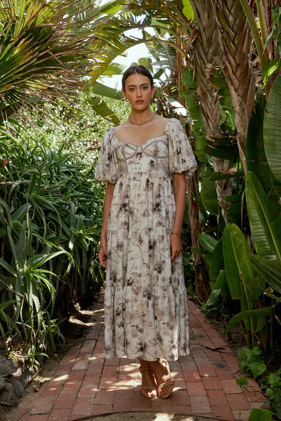 Gaudria Floral Maxi Dress - FINAL SALE sold by bohme product image thumbnail 5