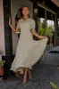 Saige Ruffled Maxi Dress - FINAL SALE sold by bohme