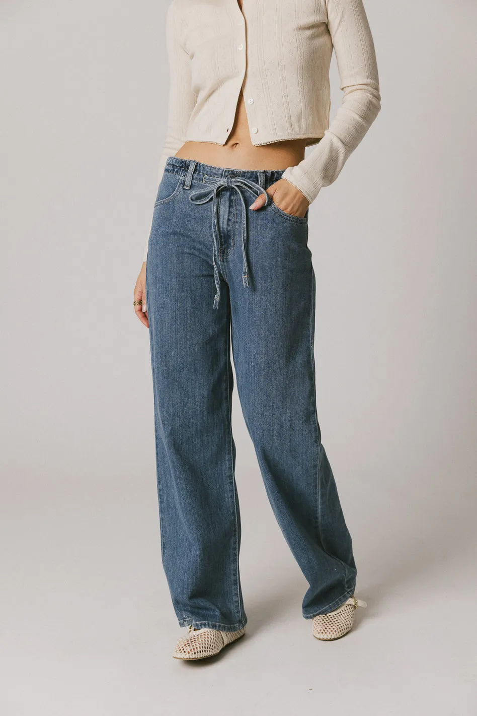 Enzo Wide Leg Jeans - FINAL SALE sold by bohme product image thumbnail 5