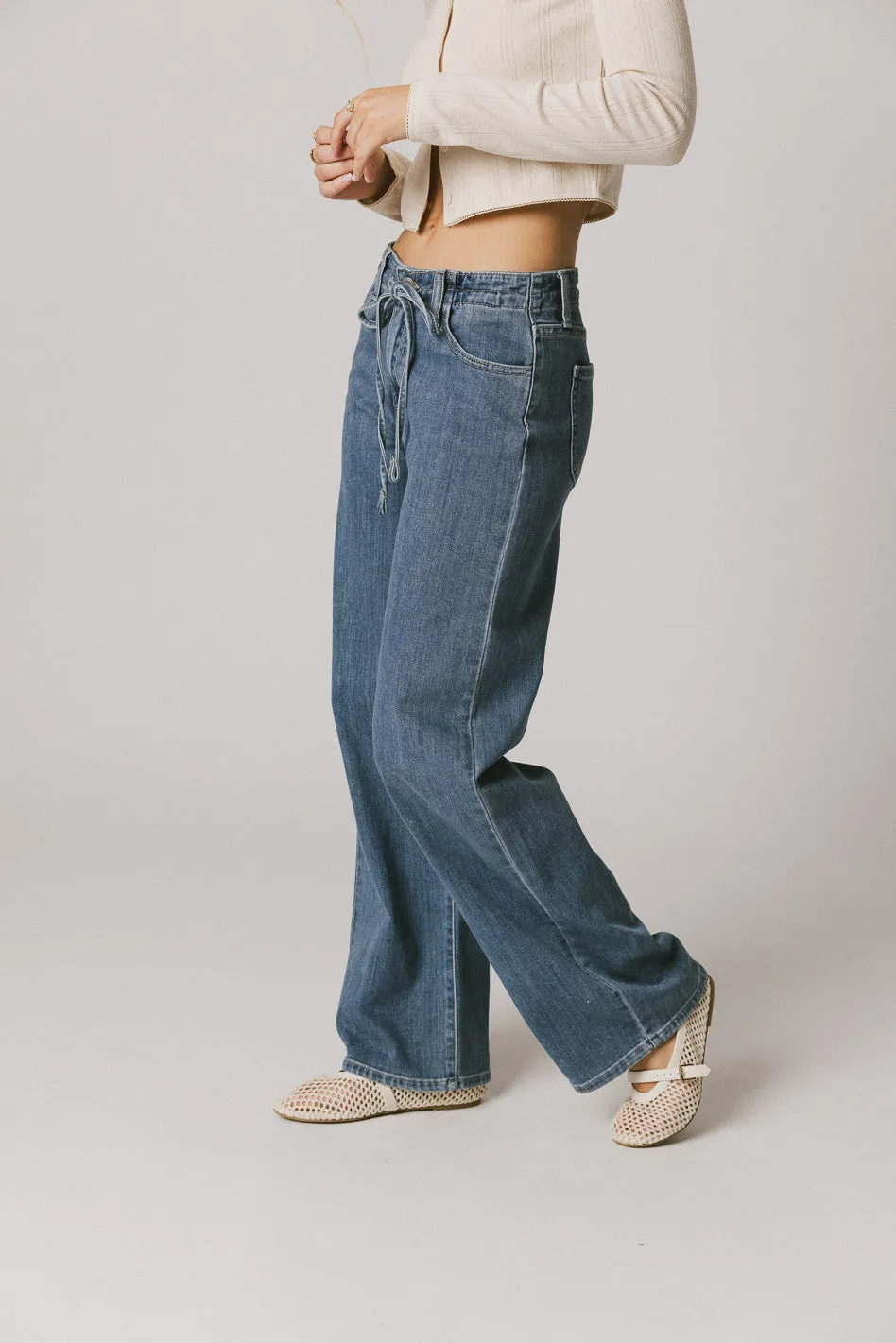 Enzo Wide Leg Jeans - FINAL SALE sold by bohme product image thumbnail 4