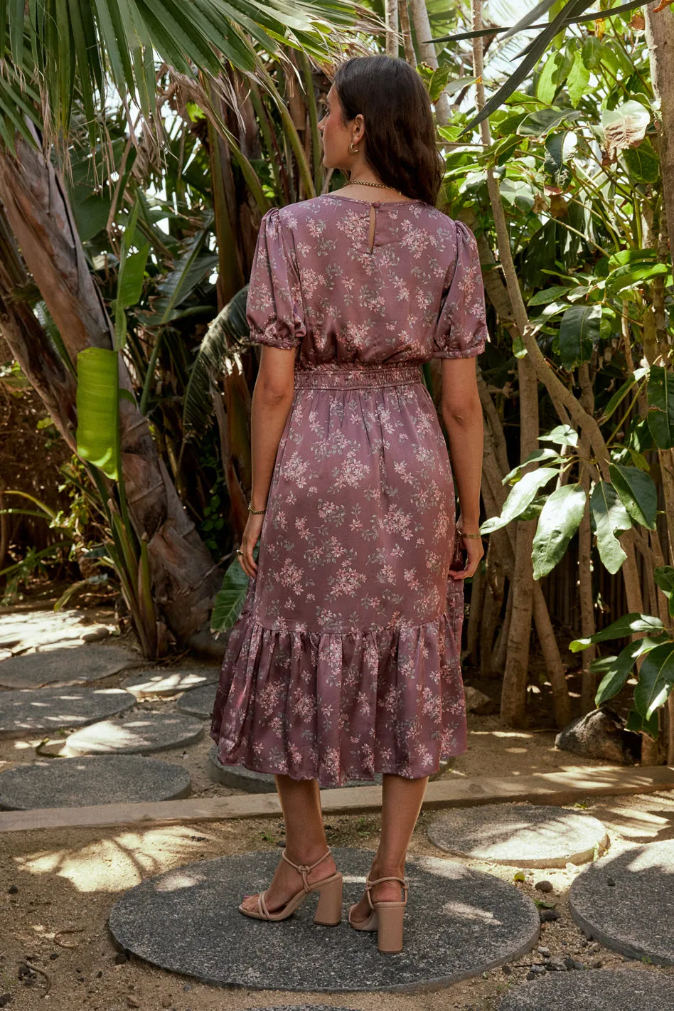 Quinlan Floral Midi Dress - FINAL SALE sold by bohme product image thumbnail 5