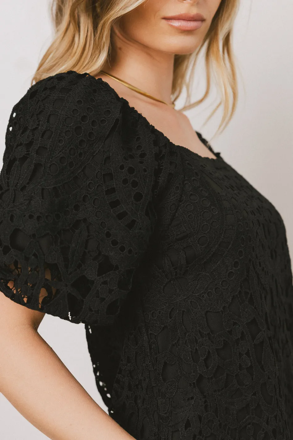 Antoine Eyelet Lace Dress - FINAL SALE sold by bohme product image thumbnail 3