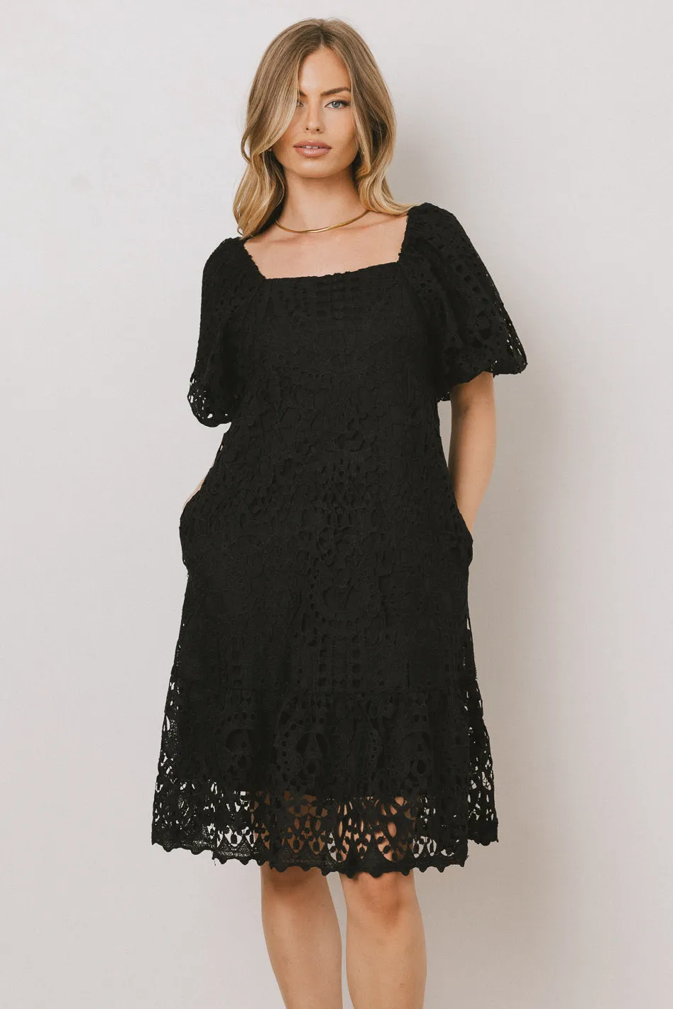 Antoine Eyelet Lace Dress - FINAL SALE sold by bohme product image thumbnail 4