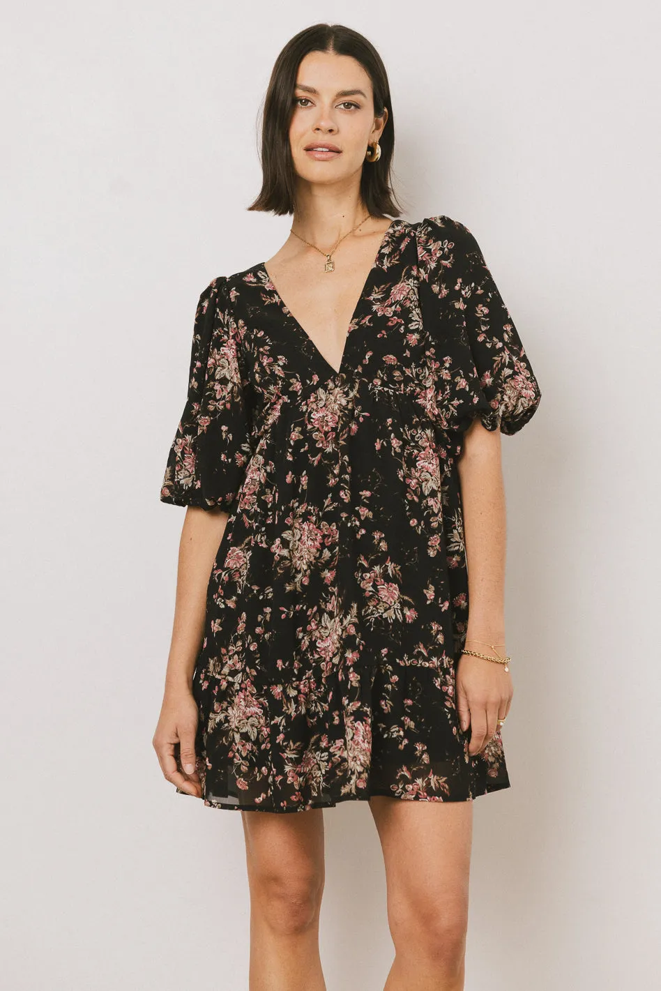 Kelcey Floral Mini Dress - FINAL SALE sold by bohme product image thumbnail 5