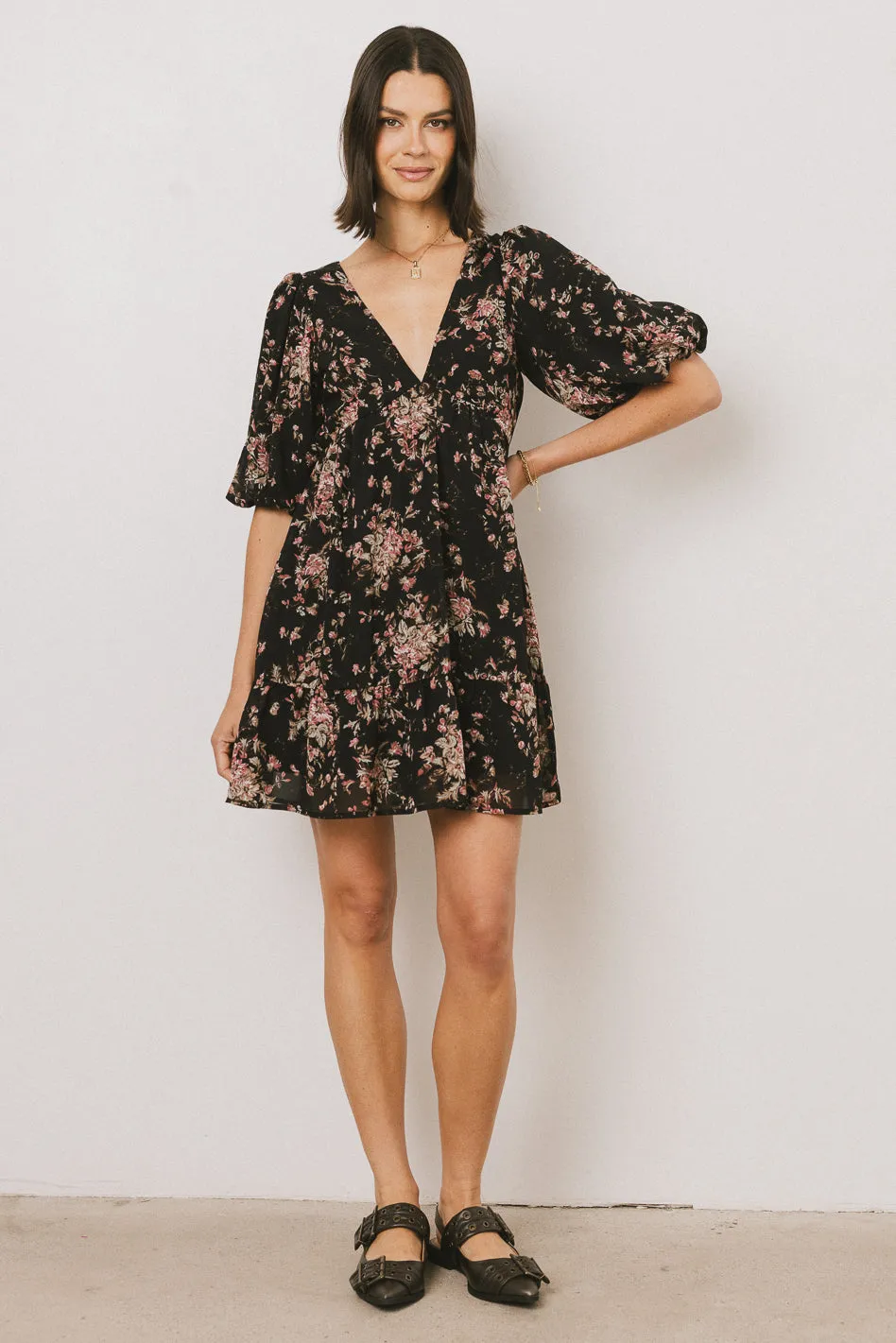 Kelcey Floral Mini Dress - FINAL SALE sold by bohme product image thumbnail 3