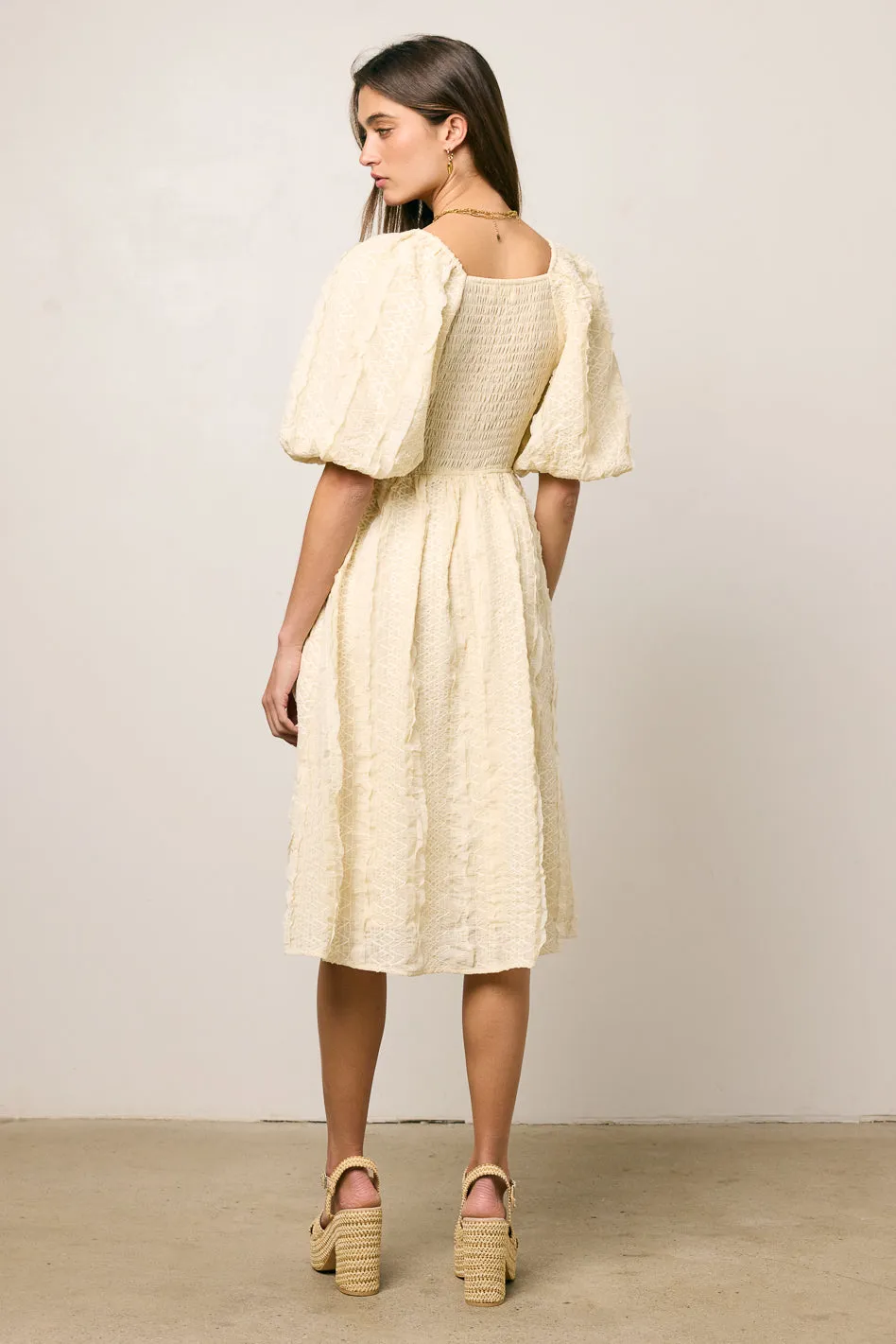 Gillie Textured Mini Dress - FINAL SALE sold by bohme product image thumbnail 2