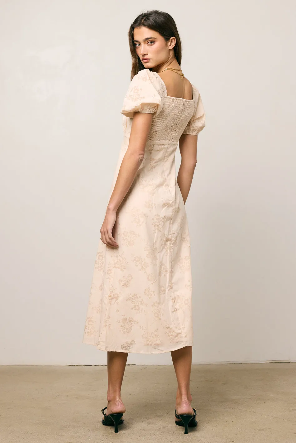Mariah Floral Midi Dress - FINAL SALE sold by bohme product image thumbnail 5