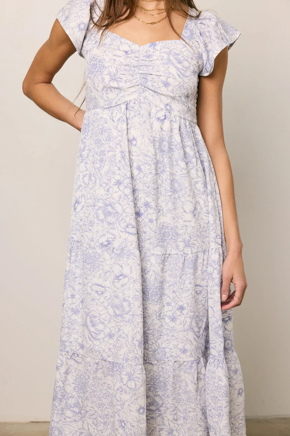 Jenny Floral Midi Dress - FINAL SALE sold by bohme product image thumbnail 2