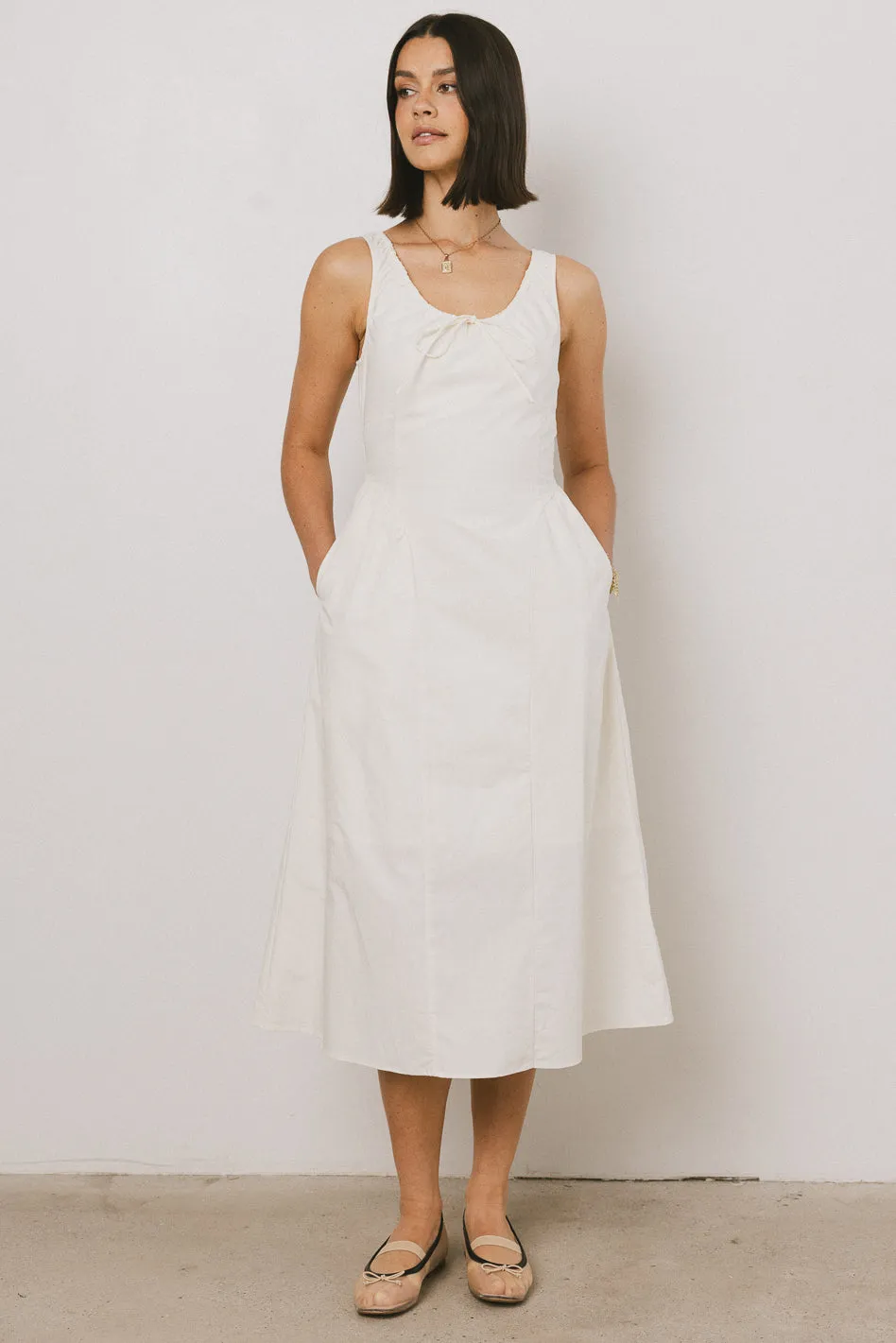 Maya Maxi Dress in Cream - FINAL SALE sold by bohme product image thumbnail 2
