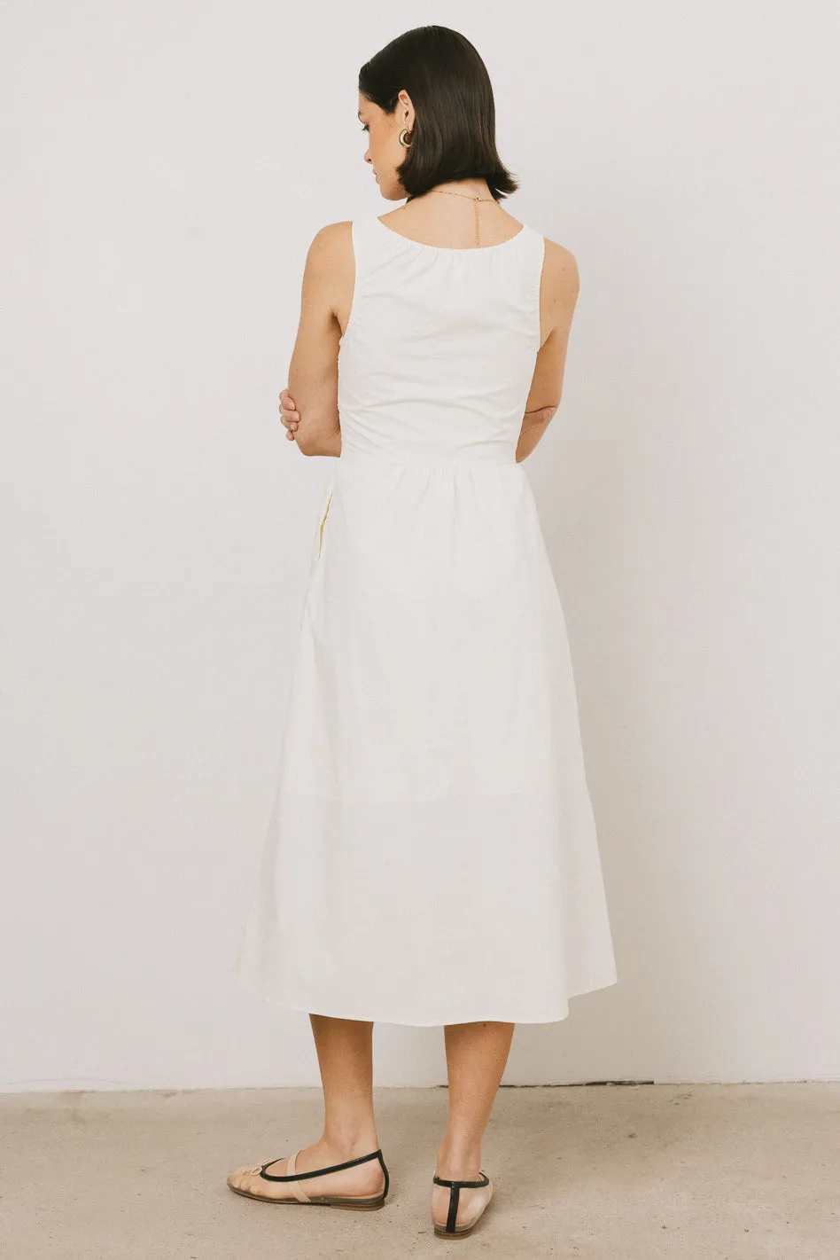 Maya Maxi Dress in Cream - FINAL SALE sold by bohme product image thumbnail 4