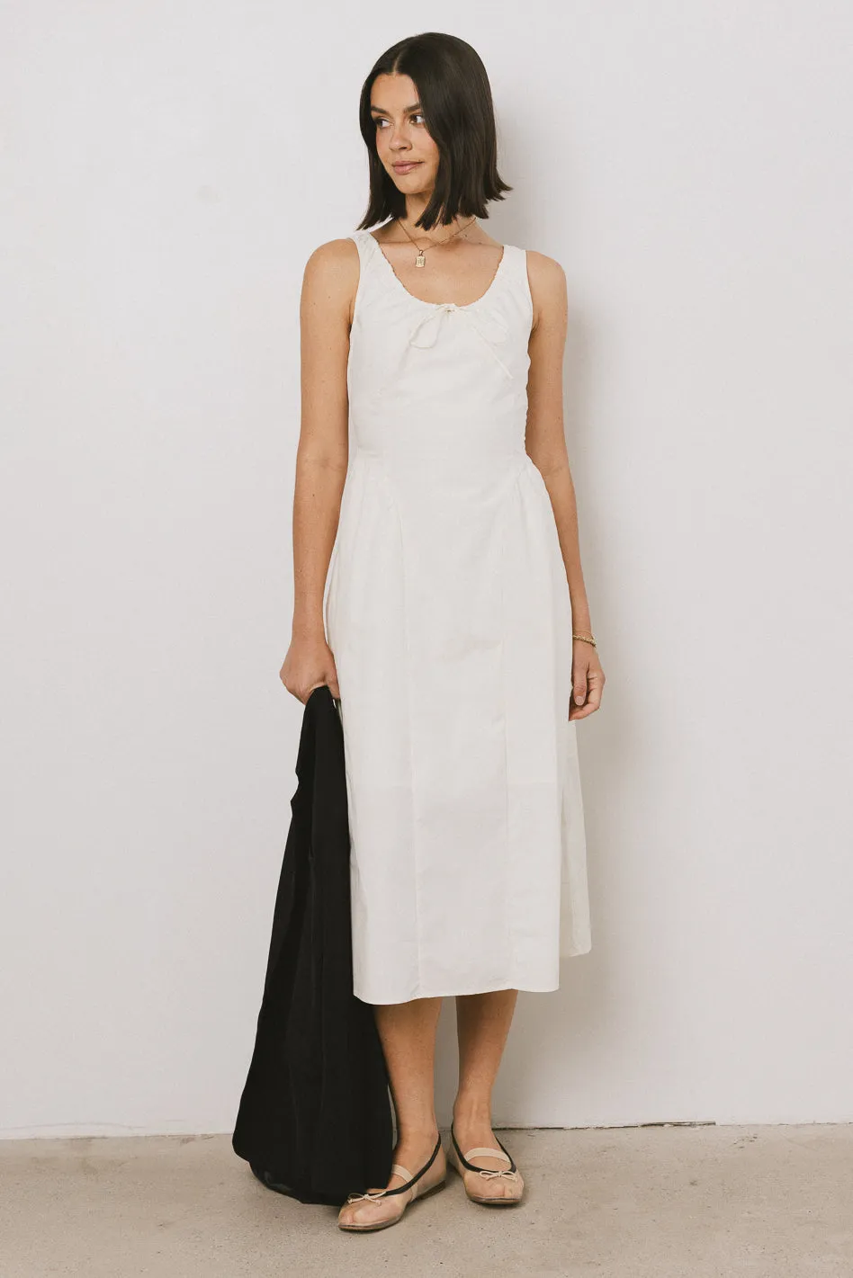 Maya Maxi Dress in Cream - FINAL SALE sold by bohme product image thumbnail 5