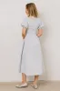 Romy Lace Trim Midi Dress sold by bohme