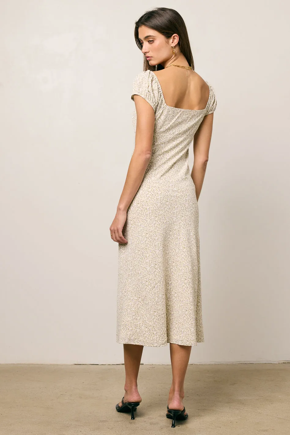 Elena Floral Midi Dress - FINAL SALE sold by bohme product image thumbnail 4