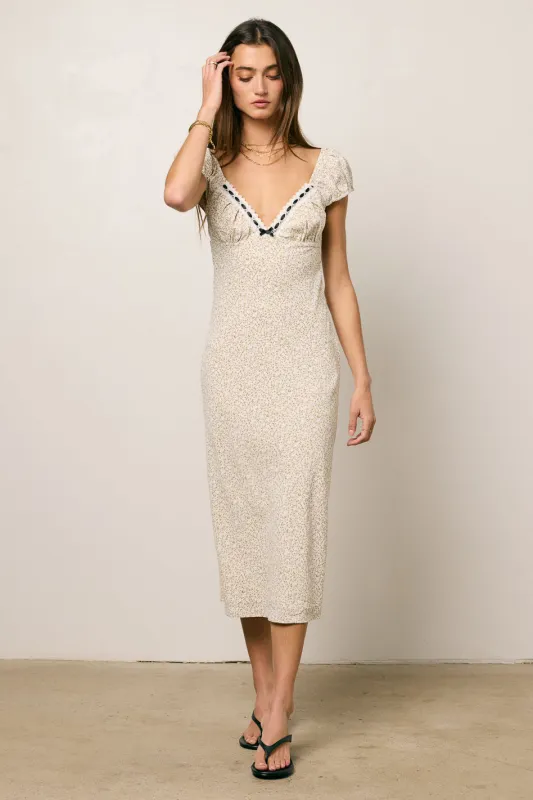 Elena Floral Midi Dress - FINAL SALE sold by bohme