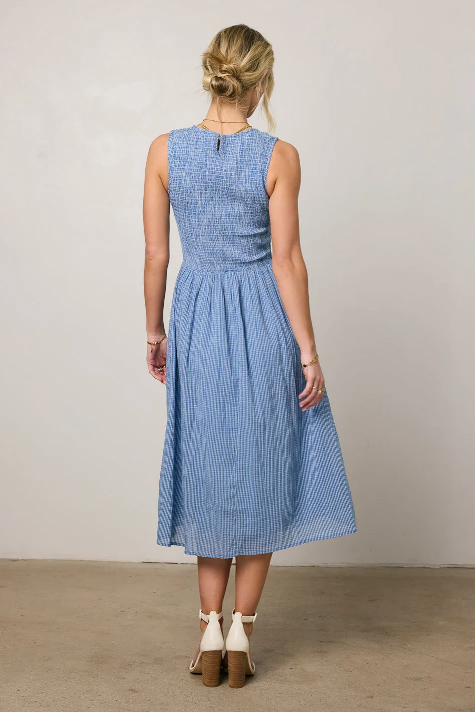 Louella Smocked Midi Dress - FINAL SALE sold by bohme product image thumbnail 5