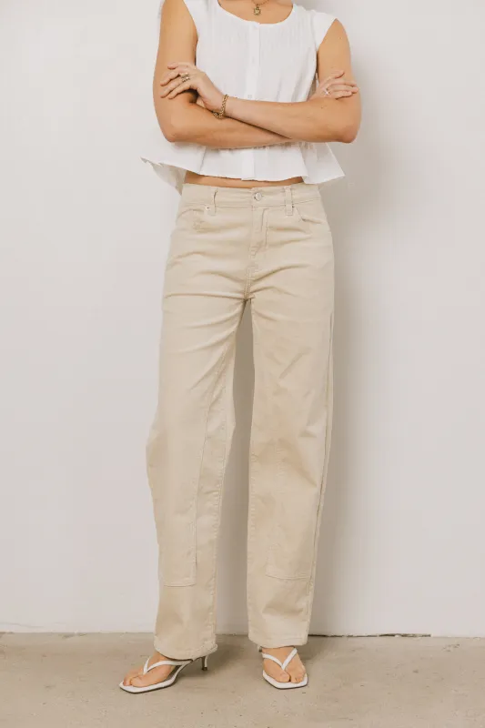 Kaya Corduroy Straight Leg Pants sold by bohme