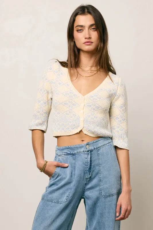 Aya Knit Cardigan sold by bohme