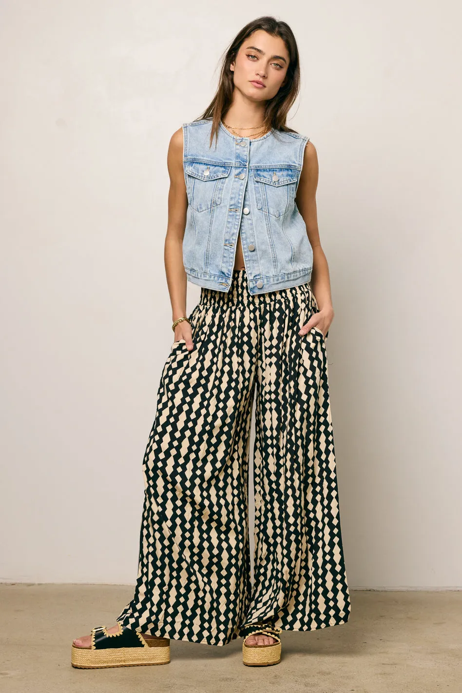 Aiden Denim Vest - FINAL SALE sold by bohme product image thumbnail 2