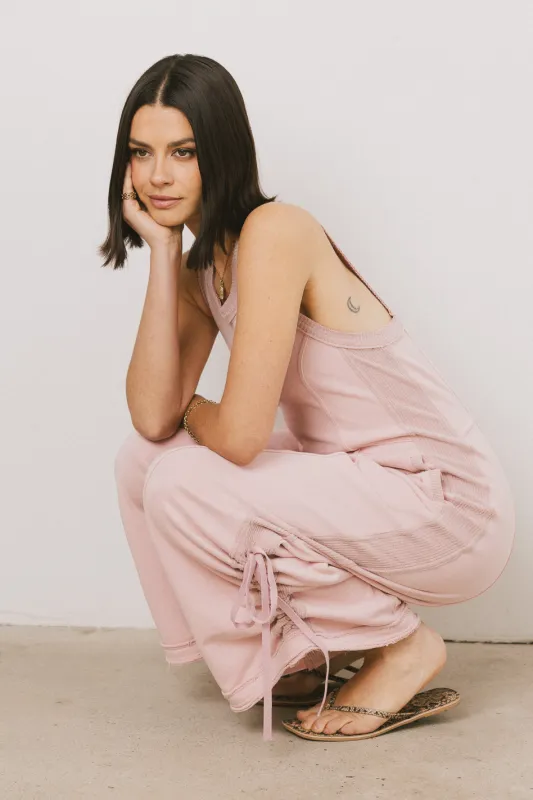 Tristan Knit Jumpsuit in Pink - FINAL SALE sold by bohme