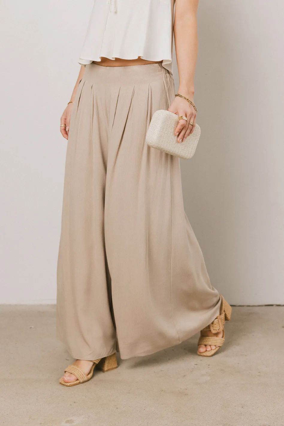 Kiaan Baggy Pants in Tan - FINAL SALE sold by bohme product image thumbnail 3