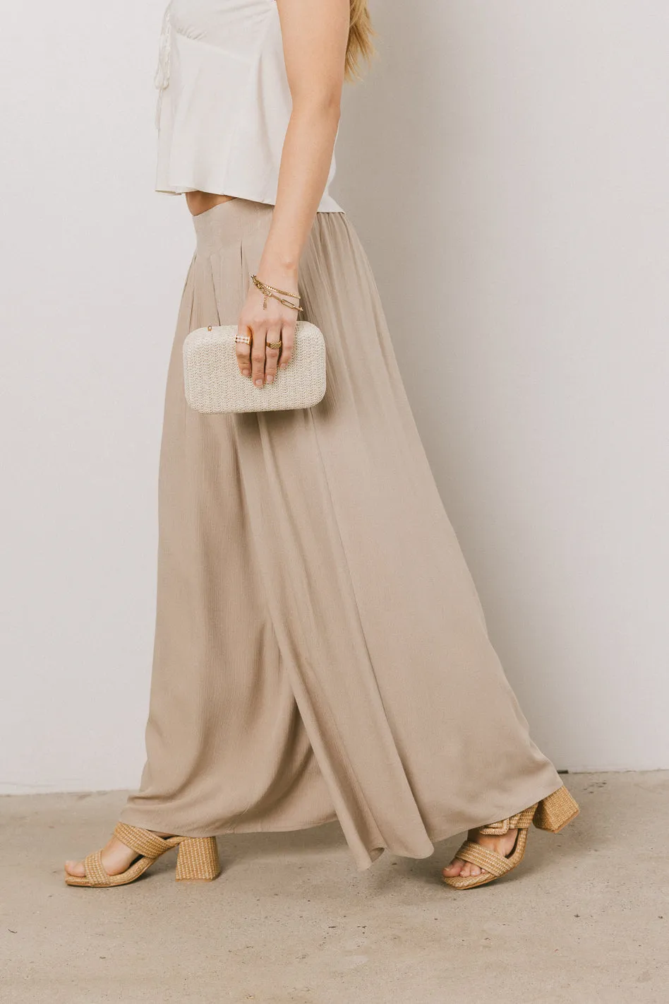 Kiaan Baggy Pants in Tan - FINAL SALE sold by bohme product image thumbnail 4