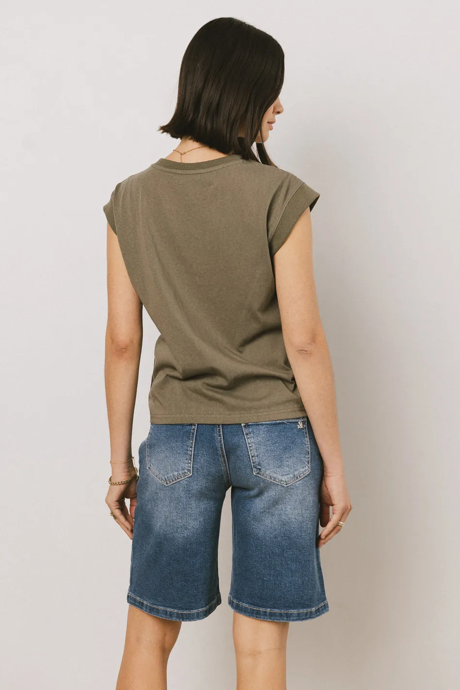 Arlo Top in Olive sold by bohme product image thumbnail 4