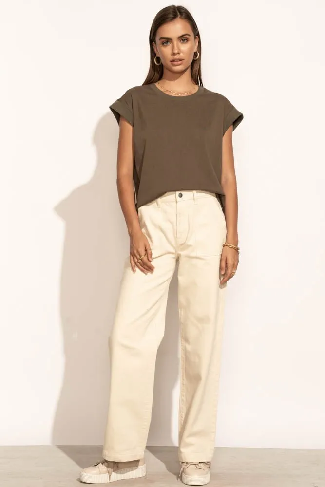 Arlo Top in Olive sold by bohme product image thumbnail 5