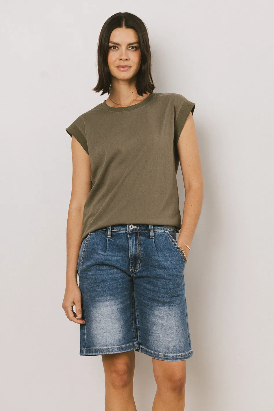 Arlo Top in Olive sold by bohme product image thumbnail 2