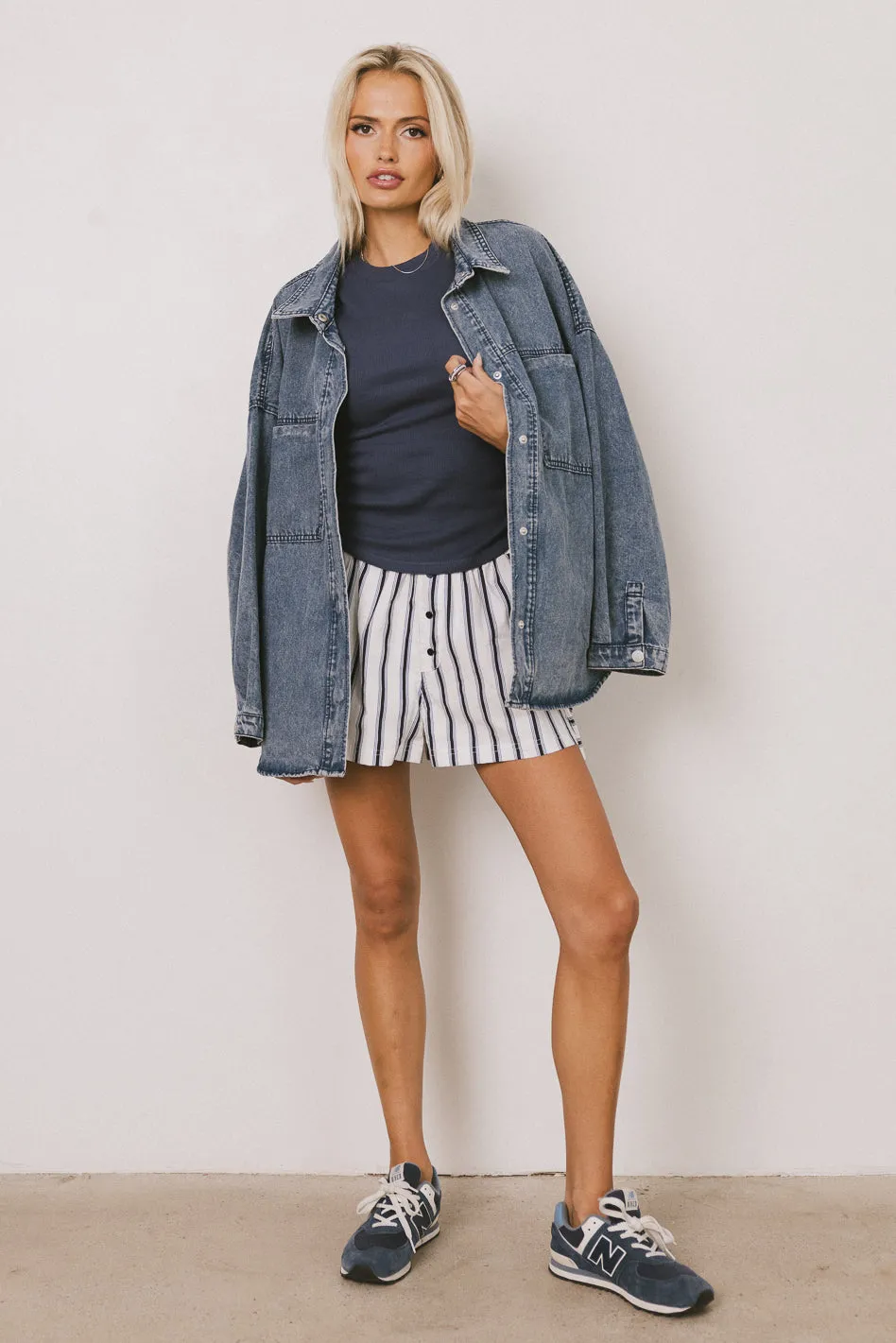 Alma Striped Shorts - FINAL SALE sold by bohme product image thumbnail 4